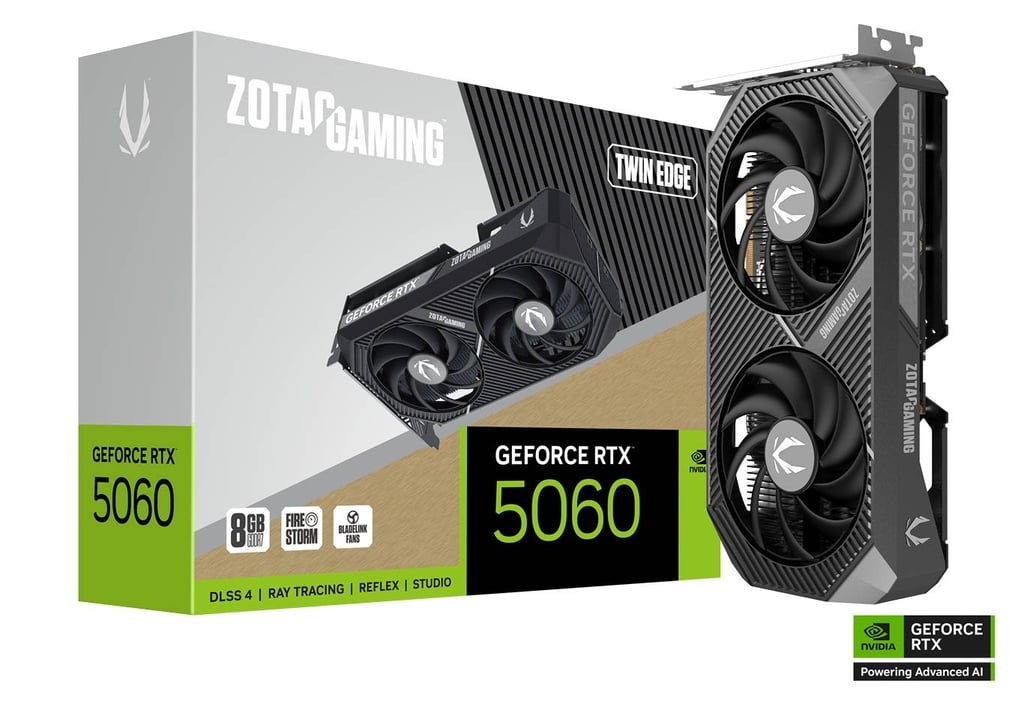 ZOTAC GAMING GeForce RTX 5060 Twin Edge OC 8GB ZOTAC GAMING GeForce RTX 5060 Twin Edge OC 8GB